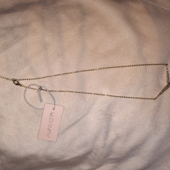 JULES SMITH | 14K Gold Plated Crystals Pave Pendant & Matching Earrings Set - Picture 10 of 14